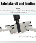 Vlog Ready Drone Camera Mount Top Carry Extension Bracket With One Quarter Inch Screw Tripod Adapter on Mini 3 Drone on ground