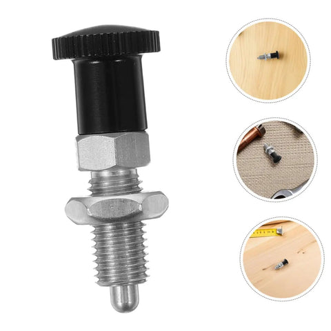 Heavy Duty Stainless Steel Indexing Plunger Pin Packs A Quick Reset Spring Knob for precise positioning in workshop tools.