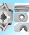Close-up of Subaru Sun Visor Mount Clip Gray Driver Side Repair Bracket for Forester Impreza Crosstrek WRX STI detailing parts