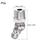 Stainless Steel 45 Degree Grease Fittings 1/8-28 Inch Hydraulic Grease Fitting Accessories Set Of 5 Built To Last
