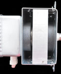 Zatagen 2M244-M1 Industrial Magnetron For Microwave Drying Equipment 1000W Water Cooled Component, side view with metallic casing.