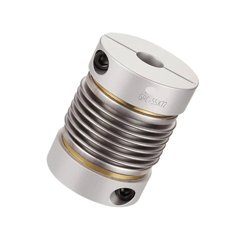 Kick Your Setup Up A Notch With Pro Grade Aluminum Bellows Coupling Featuring Locking Clamping Hub Shaft Coupler.