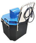 Heavy Duty Industrial Air Duct Dust Collector With Dual Voltage 110V 220V And Transformer 4000m3h 2200W Pro Grade Duct Cleaning System 16.4ft Hose For Warehouse Factory Workshop HVAC Maintenance, blue and black unit