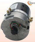 48V 3.7KW Golf Cart Starter Motor Fits Club Car Carryall IQ And I2 Excel XP-2067-S ZQS48-3.7-T-GN side view with connectors