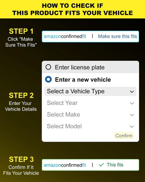 How to check vehicle fit for Cabin Air Filter With Activated Carbon For Ford Bronco Sport 2021 2024 Escape 2020 2025