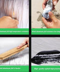 Heavy Duty Synthetic Roof Underlayment Featuring Reflective Aluminum Foil And Sbs Asphalt Self Adhesive Backing For A No Mess Install And Crack Patching That Works Like A Charm In Silver One Point Five Millimeters, metal foil durability test images.