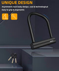 Heavy Duty U Lock With 18mm Hardened Shackle And 6ft Steel Security Cable For E Bikes And Electric Scooters Includes 3 Keys Built For Real World Anti Theft On Motorcycles Moped Dirt Bikes And Tri Bikes. Black U lock with keys