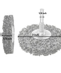 5 Pack 3 Inch Paint Stripping Discs For Drill Attachment Quarter Inch Shank Durable Non-Woven Rust Removal Discs For Metal Surface Prep Paint Removal Rust And Scale