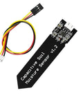 Capacitive Soil Moisture Sensor Module 3.3 To 5.5V With Cable For Arduino, Five Pack, Analog Output 0 To 3.0V, DIY use