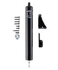 Premium Heavy Duty Pneumatic Storm Door Closer Built Tough As Nails With Smooth Adjustable Quiet Closing mechanism and accessories.