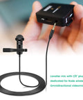 Two Pack Lavalier Microphones Compatible With DJI Mic 2 And Rode Wireless Pro Or Wireless GO 2 II Transmitters shown with 1/8" plug