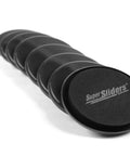 Reusable Furniture Sliders For Carpet 3.5 Inch Round Heavy Duty Floor Protectors For Moving Chairs Tables Couches And Appliances 4 Pack Black