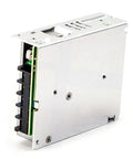 Rock Solid Workhorse 52.8W Enclosed Switching Power Supply side view showcasing compact design and metal casing.