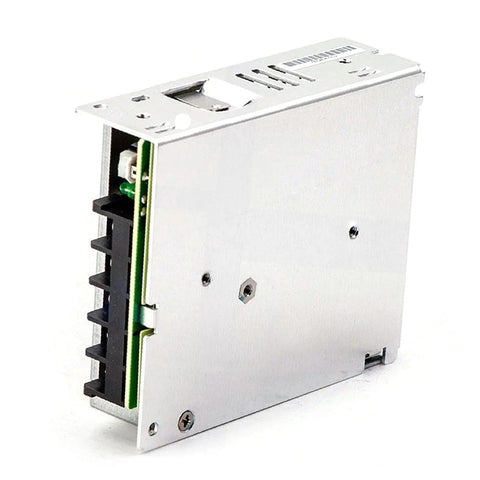 Rock Solid Workhorse 52.8W Enclosed Switching Power Supply side view showcasing compact design and metal casing.