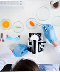 Scientist using microscope with Two Set Electromagnet Experiment Kit for Kids and Teens, Kid Friendly Hands On Physics Science Toys