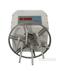 Semi Automatic Cable Winding Reel Straight Up Hassle Free Cord Organizer For Usb And Power Lines Up To Eight Mm Thick with stainless spool.