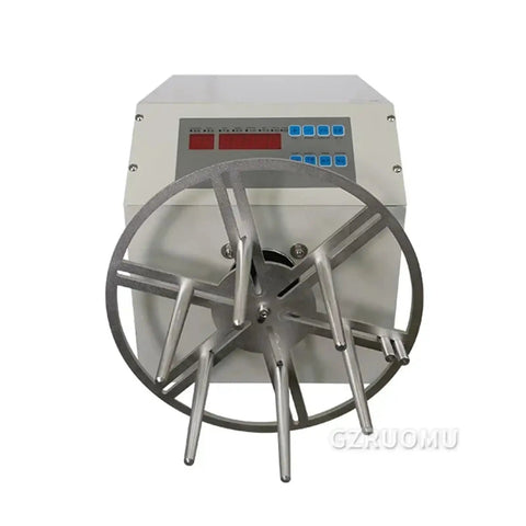Semi Automatic Cable Winding Reel Straight Up Hassle Free Cord Organizer For Usb And Power Lines Up To Eight Mm Thick with stainless spool.