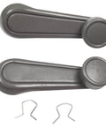 Interior Window Crank Handle Textured Gray Compatible With Toyota Vehicles Including 1973 To 2017 Tundra Yaris Matrix Corolla