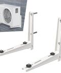 Heavy Duty Wall Mount Bracket For Outdoor Mini Split AC 7000 To 15000 BTU Supports Up To 330 Lbs with L-shaped design and screws