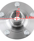 Top view of Front Wheel Hub And Bearing Assembly Pair For Mazda 3 2005 2013 And Mazda 5 2006 2010 5 Lug Front Left Or Right Fits Replaces LS-WHB003