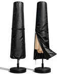 Patio Umbrella Cover For 9 To 12 Ft Market And Patio Umbrellas Waterproof 420D Oxford Fabric With Storage Pouch Center Pole Compatible