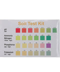 Color chart for Soil Test Kit For Agriculture And Gardening Liquid pH And NPK Solution Real Time Readings Universal Design.