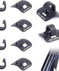 Alloy Bike Cable Guides Kit With 6 Sets Base And Clip For Bicycle Brake Shifter Derailleur Cables Fits Line Tube Housing