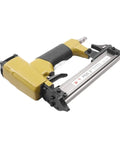 Compact Pneumatic Decorative Stapler And 23 Gauge Air Pin Nailer for precise trim work, lightweight design with ergonomic grip.
