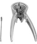 Heavy Duty Aluminum Nutcracker With Spring Loaded Crackers, Anti Slip Handle, with two diameter options for cracking nuts
