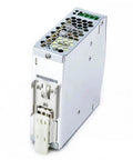 Ultra Slim 12V 10A DIN Rail Power Supply Beefy 120W Continuous Output Universal 90-264VAC Input High Efficiency Up To 88.5% Cabinet-Cooling Friendly Industrial Grade Protection Short-Circuit Overload Over-Voltage Over-Temp Constant Current, metal housing