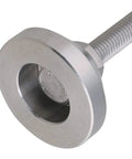 Built Like A Tank Adjustable Leveling Feet 2 Pack Top Shelf 304 Stainless Steel swivel foot detail with M8 M10 M12 thread.