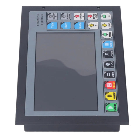 4 Axis CNC Motion Controller DDCSV41 Standalone Offline System with 7 inch TFT display, close-up of control panel.