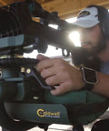 Person using Lead Sled DFT 2 Rifle Shooting Rest With Adjustable Ambidextrous Frame outdoors