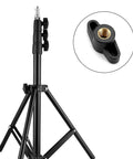 10 Pack Black M8 Through Hole T Knobs Built Tough Quick Release Clamping Nuts With A Slick Plastic And Copper Design Ideal For T Track Machinery Workbenches And Custom Woodworking Jigs on a tripod with a focus on the black plastic and copper detail.