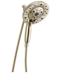 5-Spray In2ition Dual Shower Head With Handheld Spray, H2Okinetic PowerDrench For 3X Coverage, Polished Nickel Finish