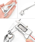 Lift Up Cabinet Door Support Hinges Set Soft Close Piston Door Stays with caliper measurement