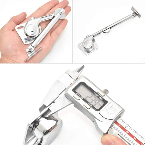 Lift Up Cabinet Door Support Hinges Set Soft Close Piston Door Stays with caliper measurement