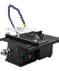Heavy Duty Gemstone Faceting Machine With 7 Speed Settings For Cutting Grinding Polishing And Engraving Jade Crystal Rock Work Benchtop Stone Carving Tool Kit from side view