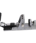 Heavy Duty Aluminum Pocket Hole Jig Kit Featuring Single Side Design And 3 8 Inch TiCoated Drill Bits To Knock Out Sharp Cabinet Joints With Zero Board Flipping Headaches - Side view showing handle and guide adjustments.