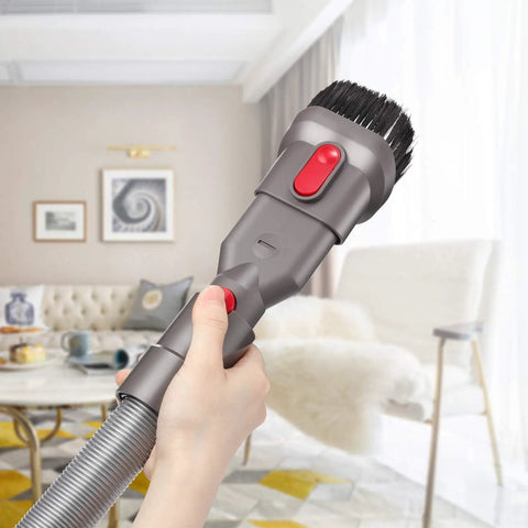 Hand using Must Have Attachment Kit For Cordless Vacuum Cleaners Compatible With Gen5 Detect V15 V12 V8 V11 V10 V7 tool