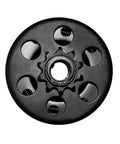 Tough As Nails Centrifugal Clutch With Slick 3 4 Inch Bore And 10 Tooth Sprocket Fits 40 41 420 Chain black clutch component top view.