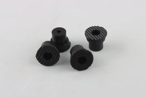 Door Stop Rubber Tip With Screw In Replacement Tips For Drop Down Door Holders Black Rubber 4 Pack Built To Last Bumpers