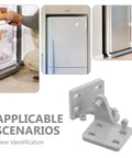 Built Tough Refrigerator Door Hinge Replacement Pair With Failproof Antidrop Safety Design For Universal Freezer Cold Storage Cooler And Walk In Commercial Repair Projects At Home Or Business shown in detail