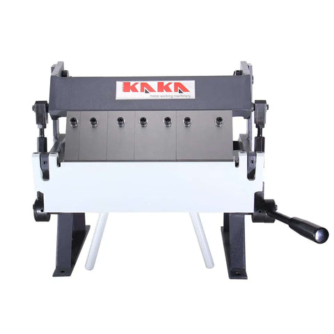 12 Inch Box And Pan Brake For 20 Gauge Metal, Portable Finger Brake with compact 62 lb design, great for DIY garage projects
