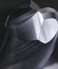 Ball nose carbide end mill close-up, 2-flute, 1/8 inch shank