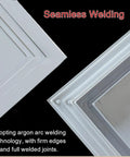 Heavy Duty Recessed Access Panel With Lock, Fire Rated Ceiling Hatch And Wall Inspection Door, Drywall Cover Plate For Attic Plumbing And Electrical, 24X28 Aluminum Plate showcasing seamless welding quality.