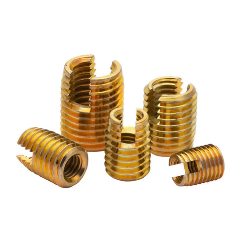 Heavy Duty Self Tapping Thread Inserts Made From Stainless Steel With Zinc Plating Coating For M2 To M16 Sizes in 20 Piece Value Pack.