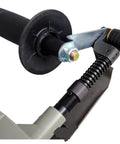 Close-up of adjustable angle mechanism on Multi Function Belt Sander Grinder With Sanding Belts For Wood And Metal DIY.