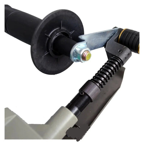 Close-up of adjustable angle mechanism on Multi Function Belt Sander Grinder With Sanding Belts For Wood And Metal DIY.
