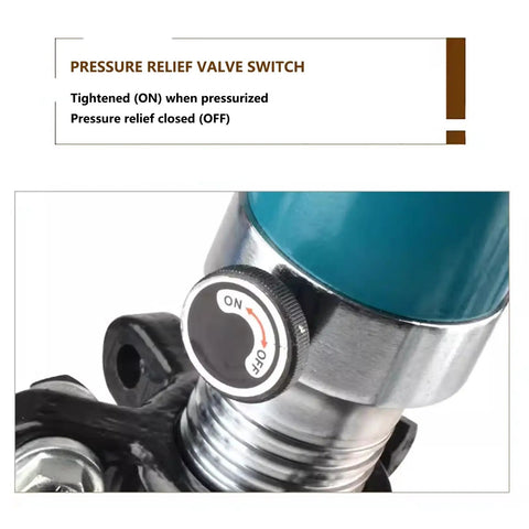 Badass 5 To 50 Ton Hydraulic Bearing Puller Kit Strips Pulleys And Flywheels Thick Steel Build Handles 2 Or 3 Jaw Work Benches Vertically Or Horizontally Shop For Mechanics Who Hate Wasting Time Dealing With Broken Tools Or Oil Leak Problems pressure relief valve switch ON/OFF